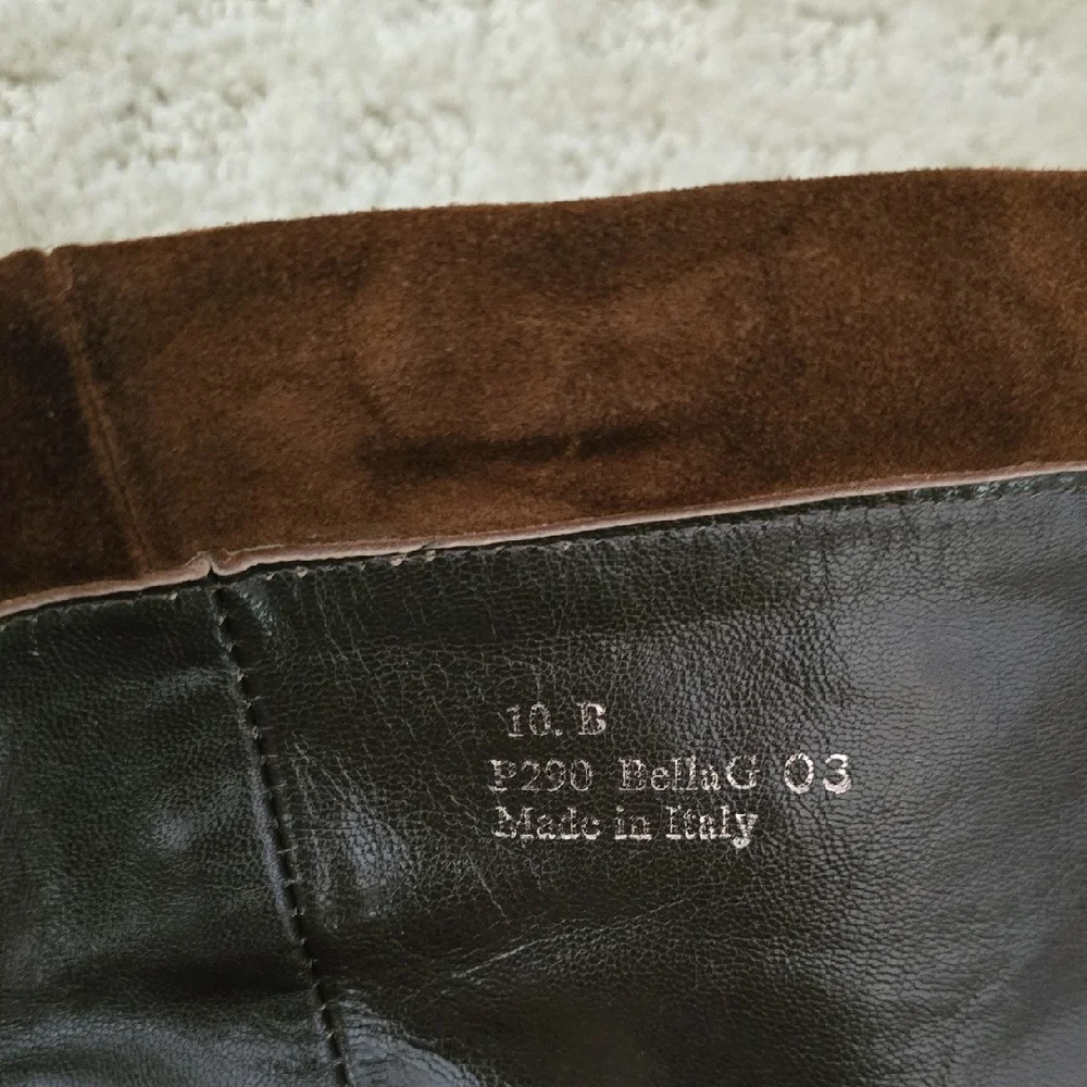 Coach Brown Heeled Boots with Suede Finish - Picture 8 of 8